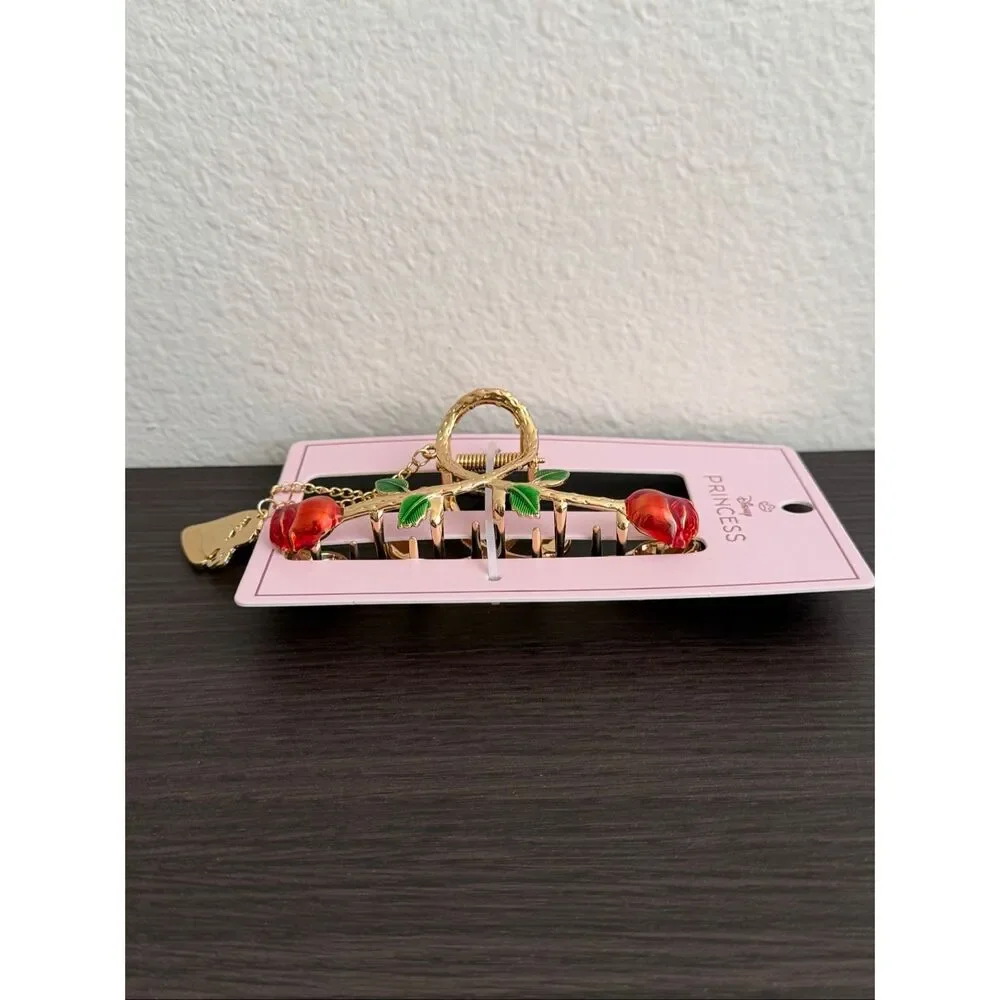 Disney Beauty and the Beast Belle Rose Dangling Claw Hair Clip - Picture 3 of 3